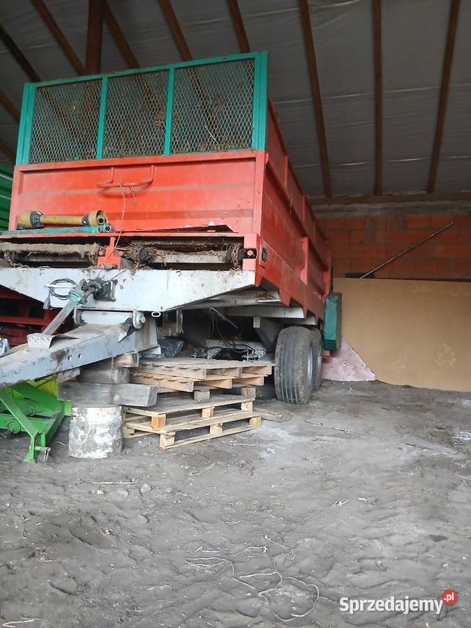 Przyczepa wywrotka d732 d35 d47 3 strony na nieuszkodzony