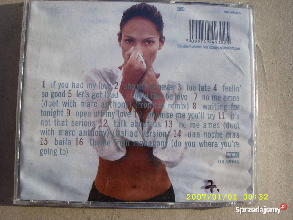 JENNIFER LOPEZON THE 6 POP CD