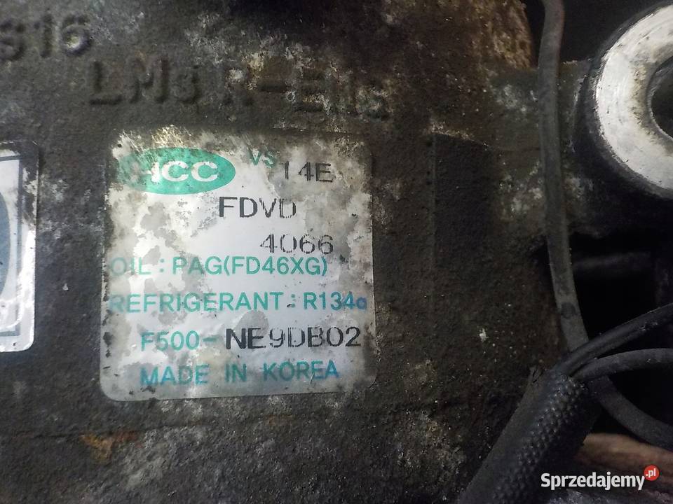 iX35 SPORTAGE 20 CRDI 13r 184 D4HA sprezarka sprzedam