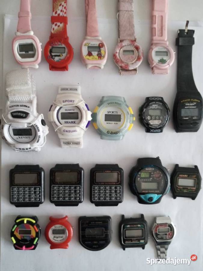 ZESTAW 143 ZEGARKÓW NA CZĘŚCI unisex sprzedam