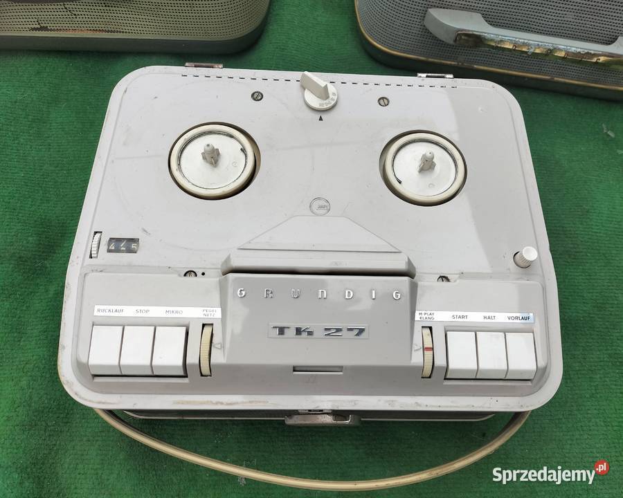 3x magnetofon szpulowy GRUNDIG TK8 TK27 TK30 Leszno