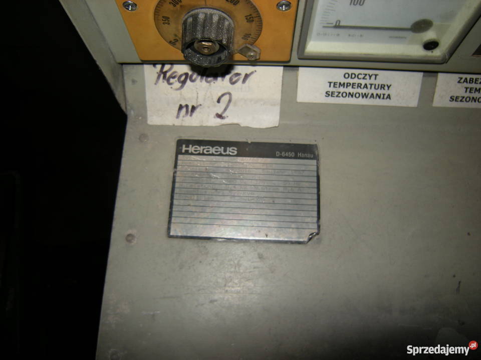 Suszarka komorowa HERAEUS TUH 6060 netto 3900 Głowno