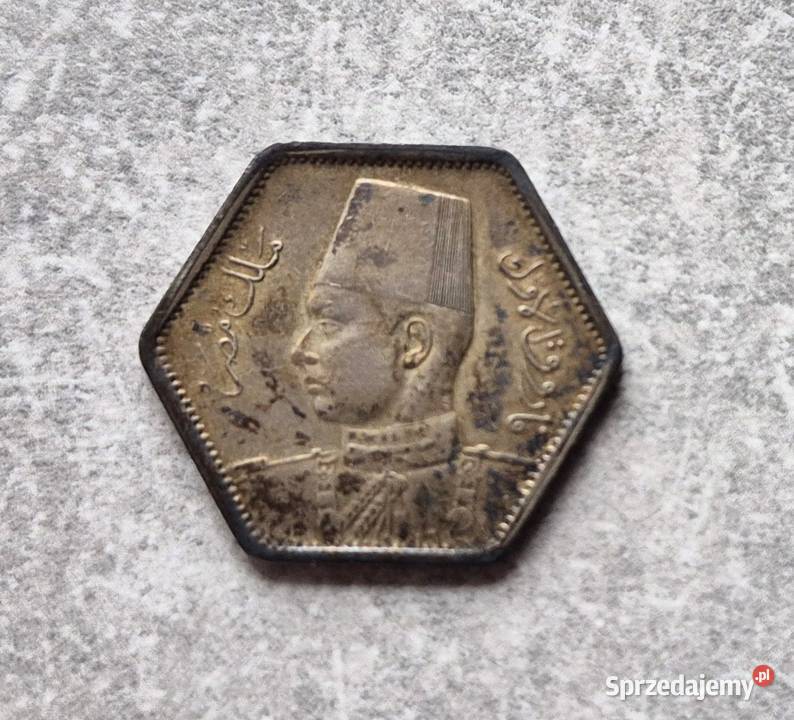 29 EGIPT srebro 2 Piastry 1944 r Wola Kruszyńska sprzedam