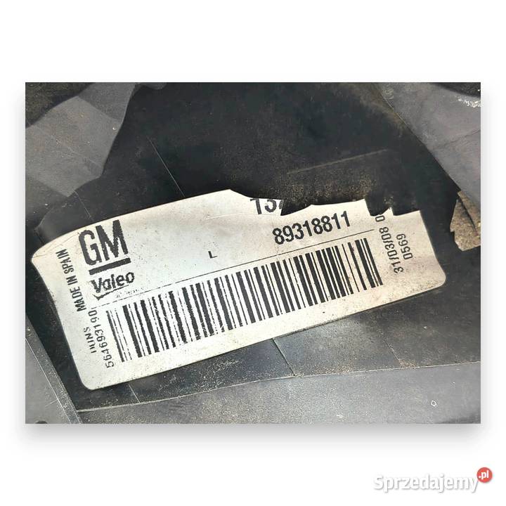LAMPA LEWA Opel Corsa D HTB 3D 0614r TYLNIA osobowe lubelskie Chełm