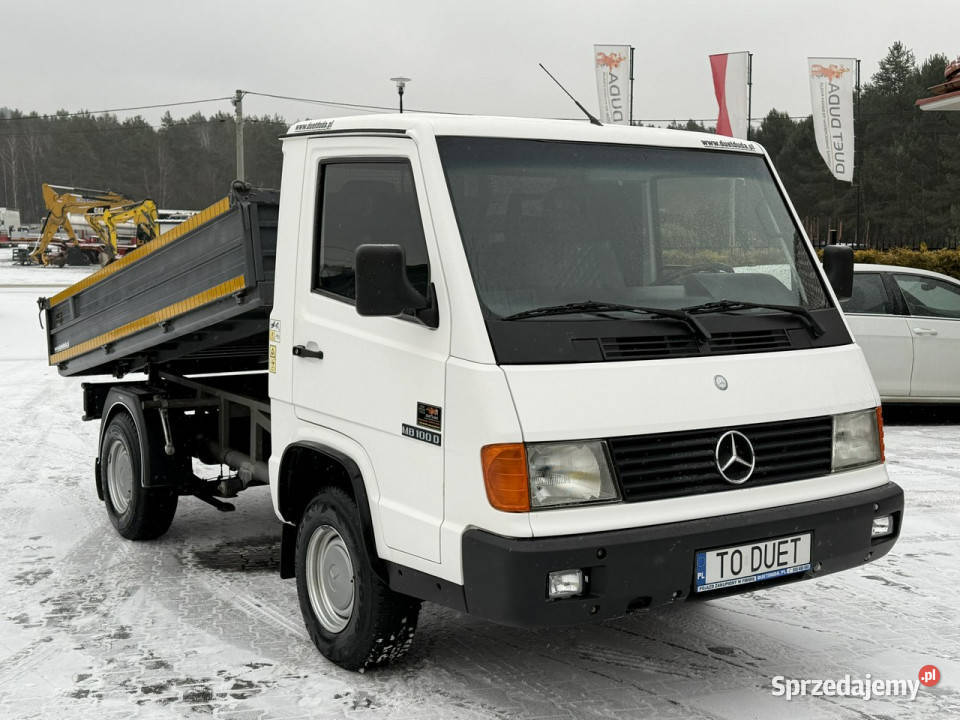 Mercedes MB 100 d 30 88 Wywrotka Kiper 1100 ład Widełki