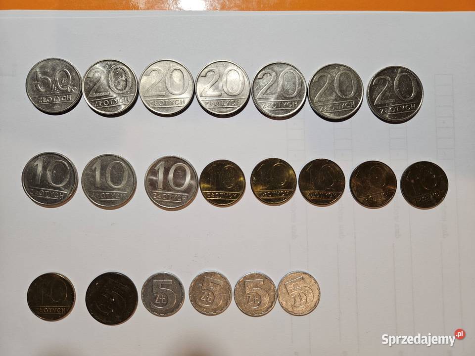 Monety kolekcjonerskie z PRL całość 25 kujawsko-pomorskie Bydgoszcz sprzedam