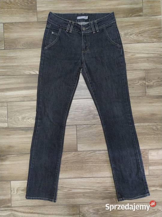 Spodnie czarne jeans 36 SM Lindex Kraków sprzedam