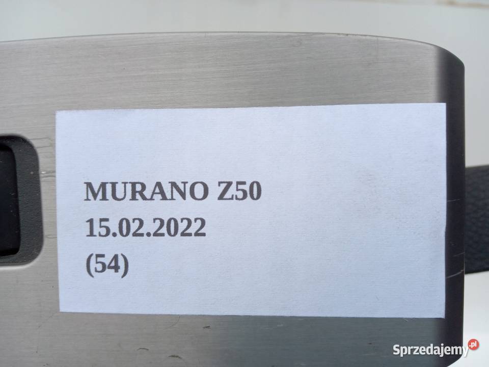 PANEL PRZYCISK SZYBY PRAWY TYŁ NISSAN MURANO Z50 Nowy Tomyśl sprzedam