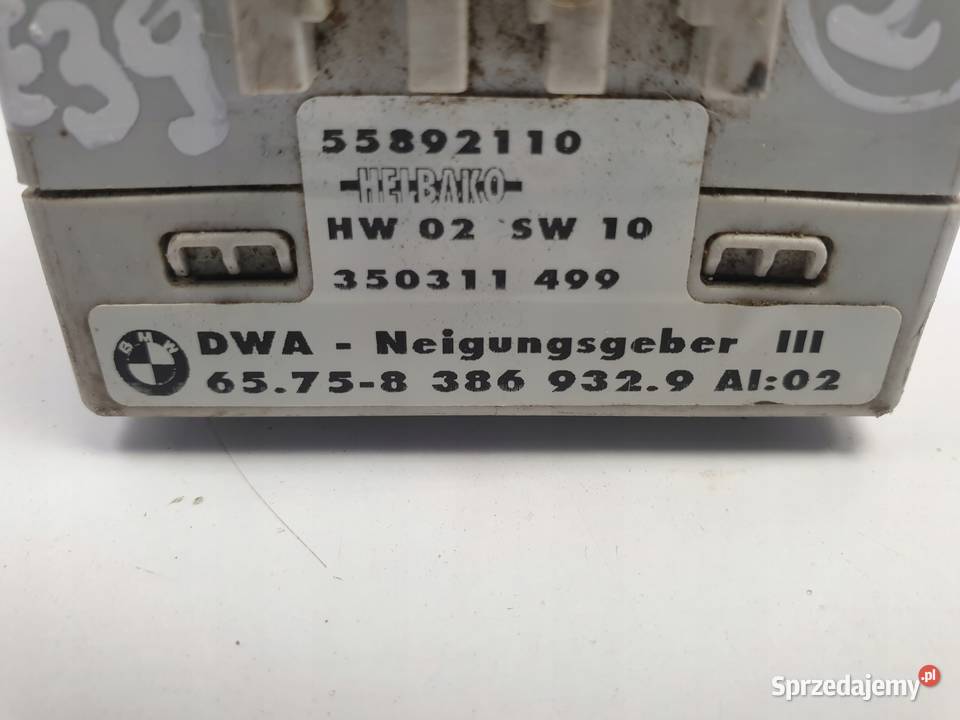 BMW E39 CZUJNIK PRZECHYŁU alarmu 8386932 Rudka