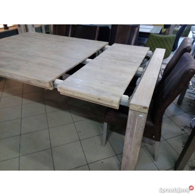 Drewniany stół biesiadny Buckley rozkładany