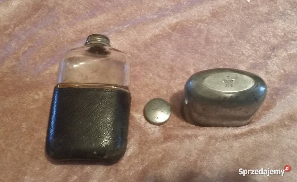 Piersiówka stara angielska JDS713 Antyki, Sztuka, Kolekcje Kraków