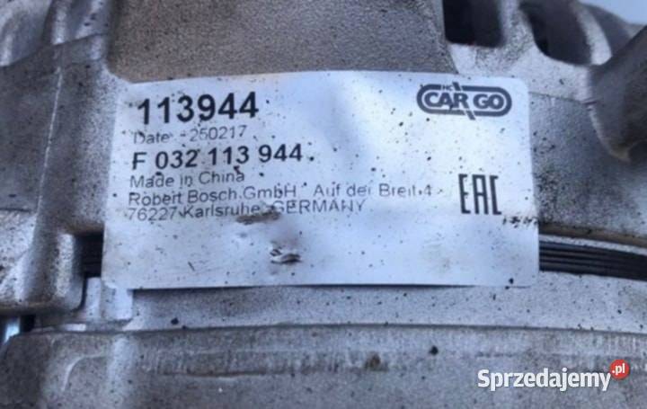 MercedesBenz E W211 W204 Alternator Cargo Łagiewniki sprzedam