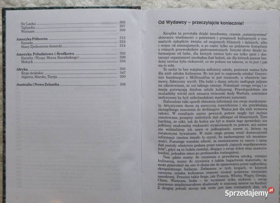 Przewodnik świecie potraw Marek A Kowalski Warszawa