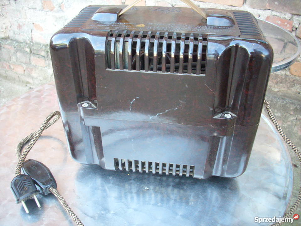 EbonitZabytkowy transformator stabilizator z lat Dekoracje i ozdoby Barlinek