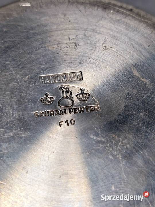 SKURDAL PEWTER Zapalniczka Cyna Handmade PIEZO Kraków