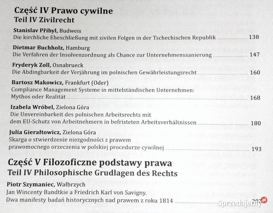 Rozwój prawa w stosunkach polskoniemieckich lubelskie Chełm