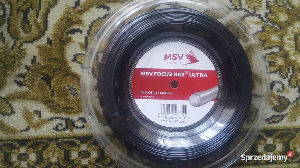 Naciąg tenisowy MSV Focus Hex ultra 12 set Ostrów Wielkopolski