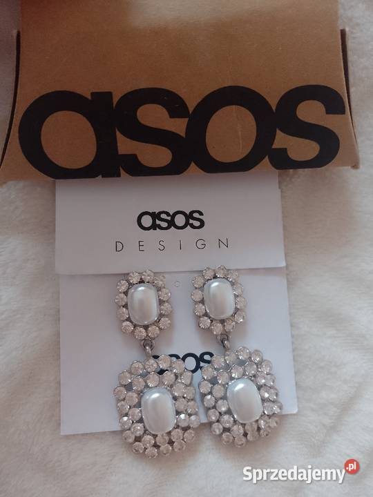 ASOS Bogato zdobione kolczyki ślubne z Londynu Dodatki małopolskie Kraków