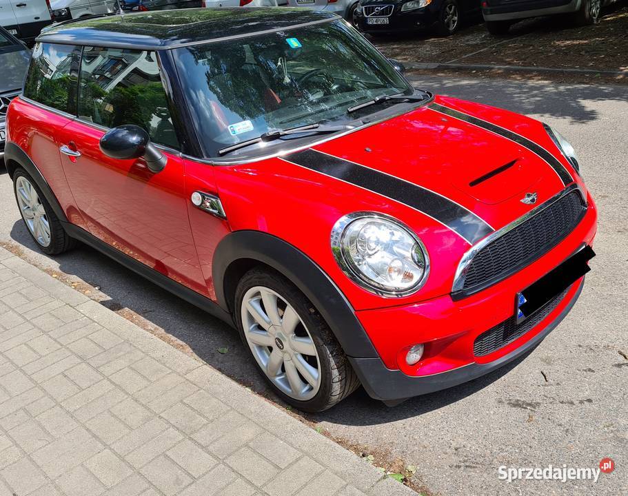 MINI Cooper S hatchback 2008 czerwono czarny nieuszkodzony sprzedam