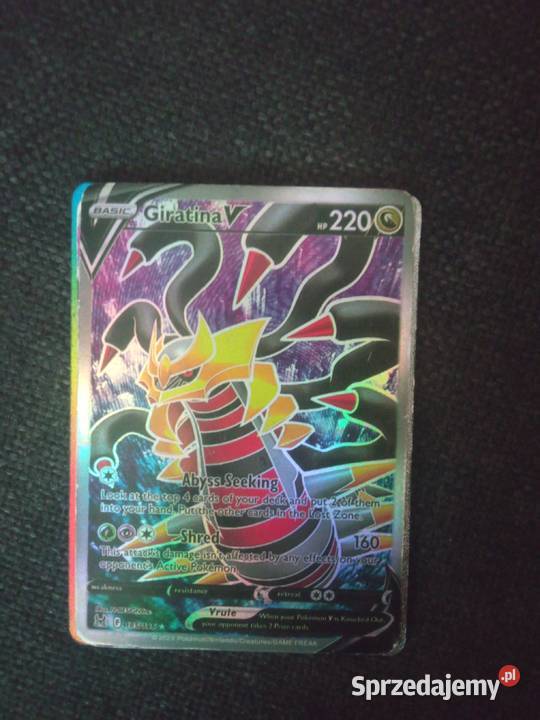Sprzedam kartę pokemon kolekcjonerska Bogatynia