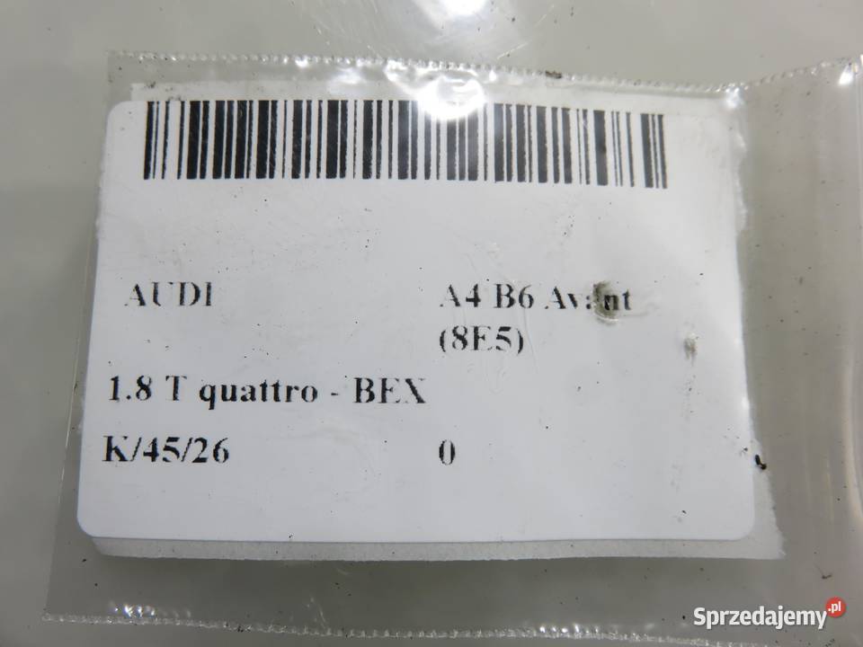 PIASTA TYLNA PRAWA AUDI A4 B6 18 T quattro sprzedam