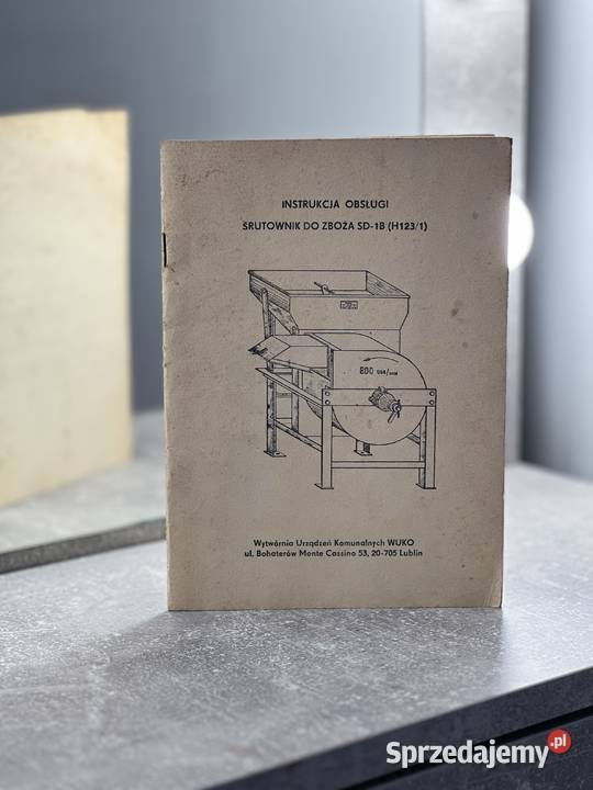 Ulotki instrukcje obsługi z PRLu HIT Jasło