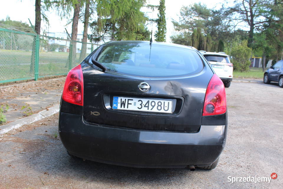 nissan primera p12 18 gaz 2004r0płaty aktalne Piotrków Trybunalski