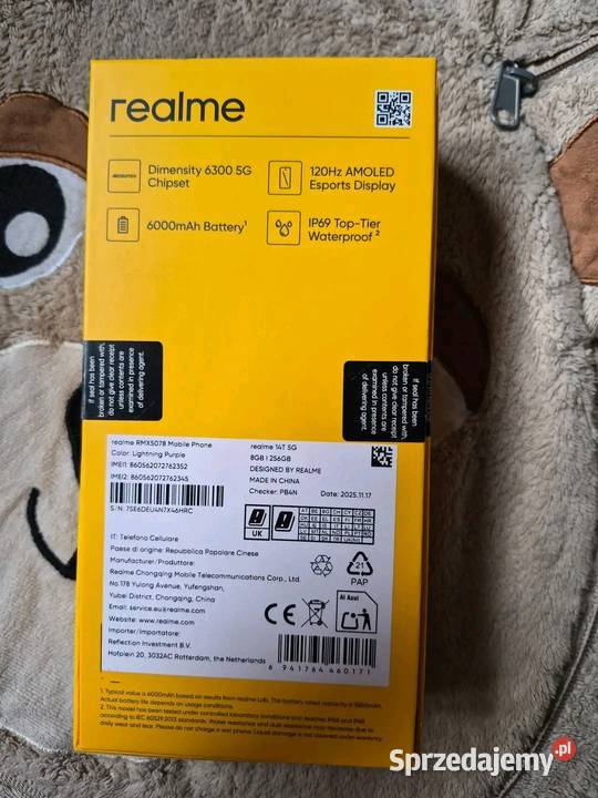 Realme 14t 8256gb śląskie Rybnik