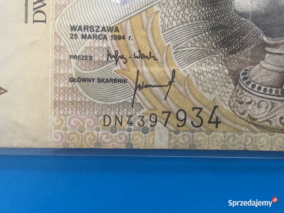 Banknot 200 zlotych RADAR 4397934 Szczecin sprzedam