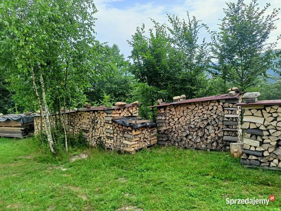 Suche drzewo opałowe możliwy transport małopolskie Lubień