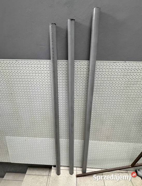 Słupek metalowy rurowy 48 mm x 1500 2000 mm