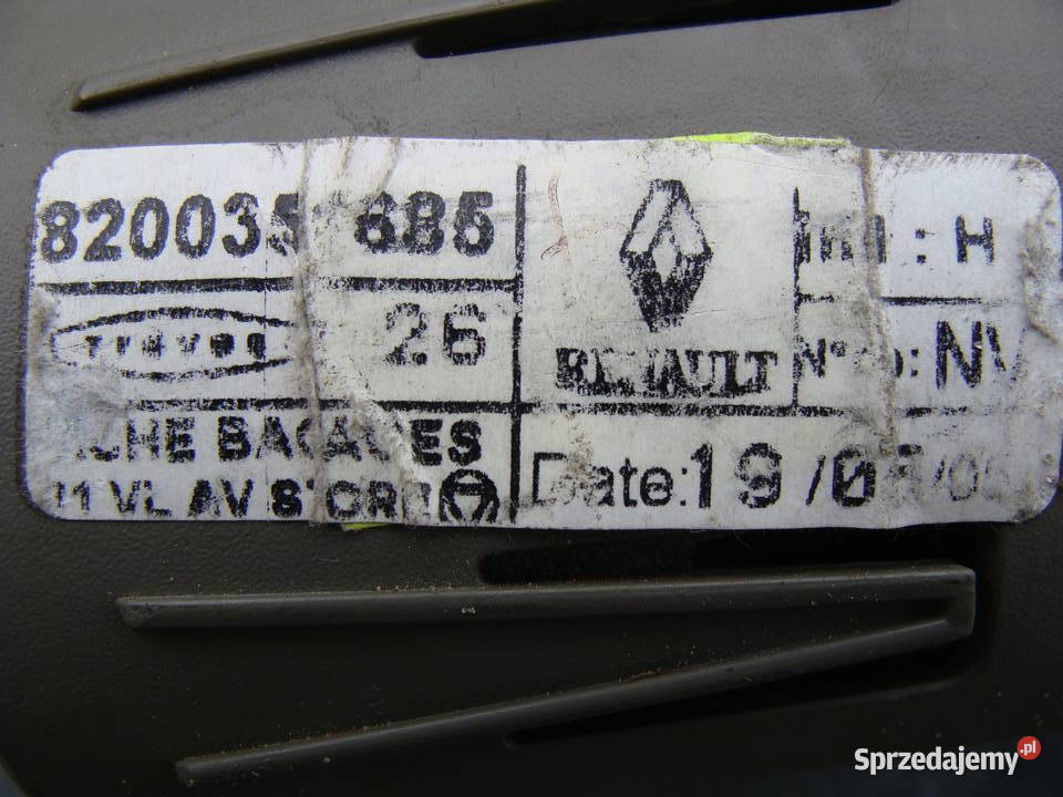 RENAULT GRAND ESPACE IV ROLETA BAGAŻNIKA