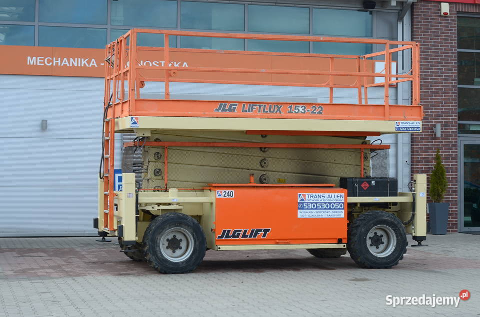 Podnośnik nożycowy JLG Liftlux 15322 240 podest Jasło sprzedam