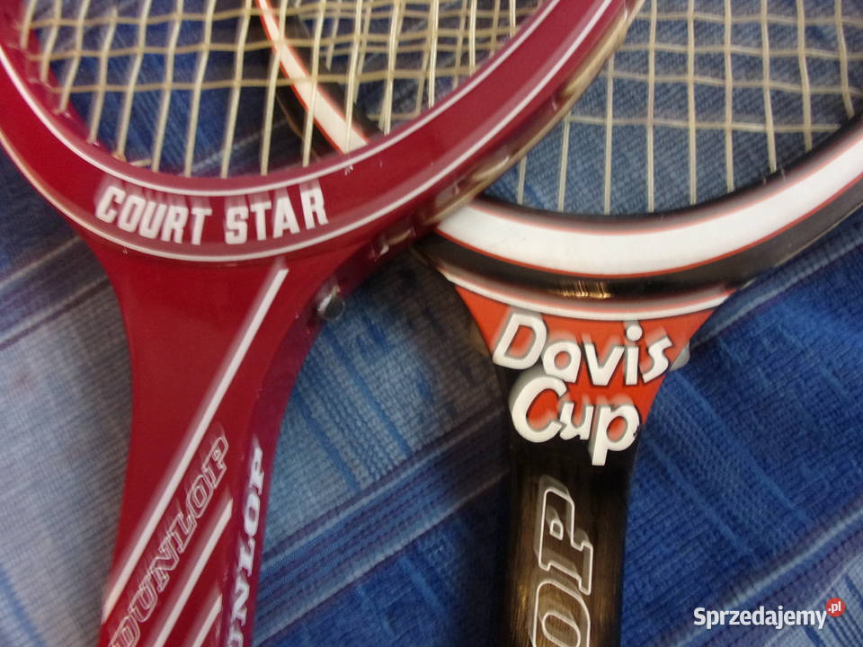 Drewniana rakieta tenisowa DUNLOP 2 modele Super Warszawa