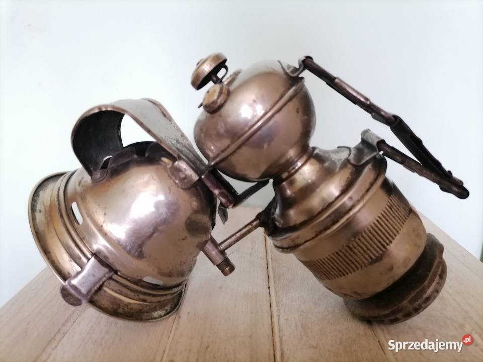 Stara lampa rowerowa kakarbidowa Kraków sprzedam
