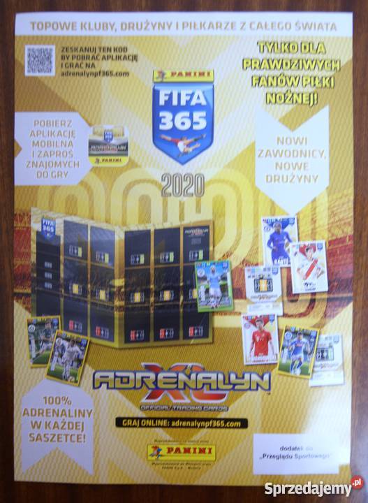 Karty Panini FIFA 365 2020 lubelskie Parczew