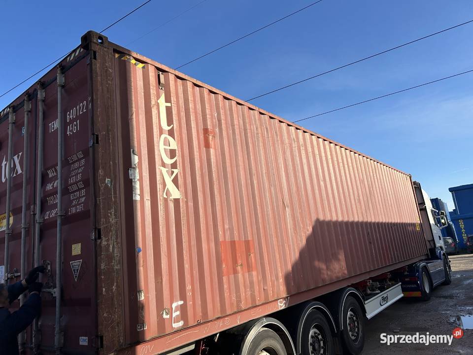 Kontener morski magazynowy budowlany 40 HC Warszawa sprzedam