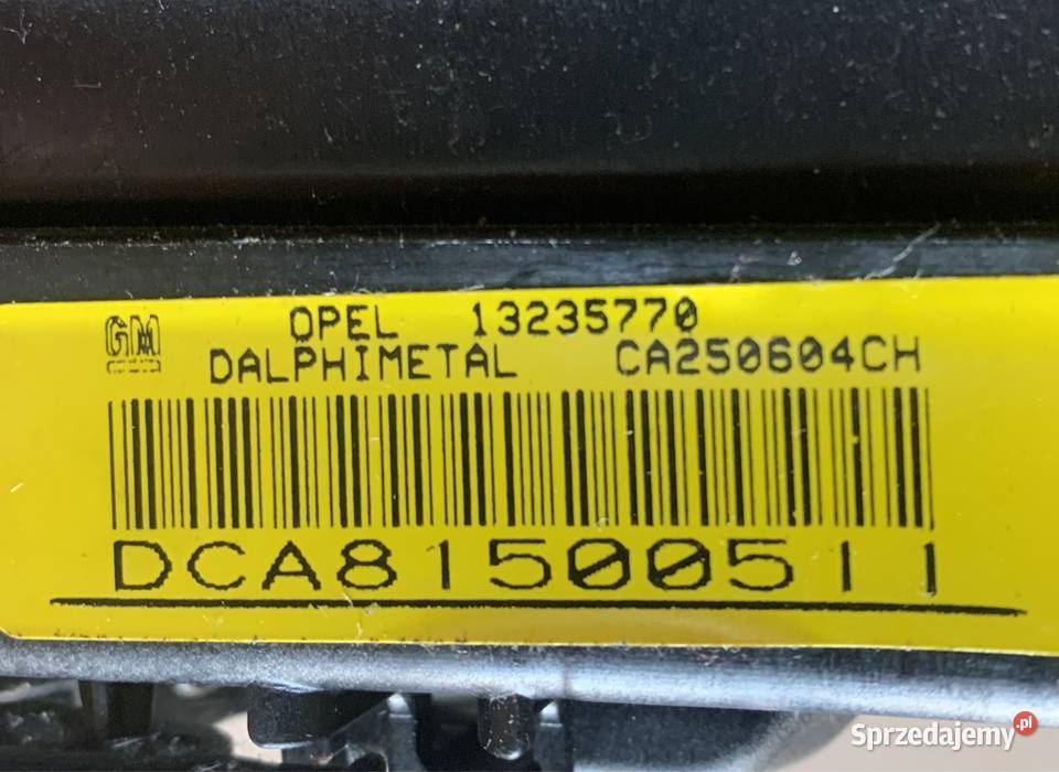 13235770 poduszka powietrzna airbag kierownicy Szczecin