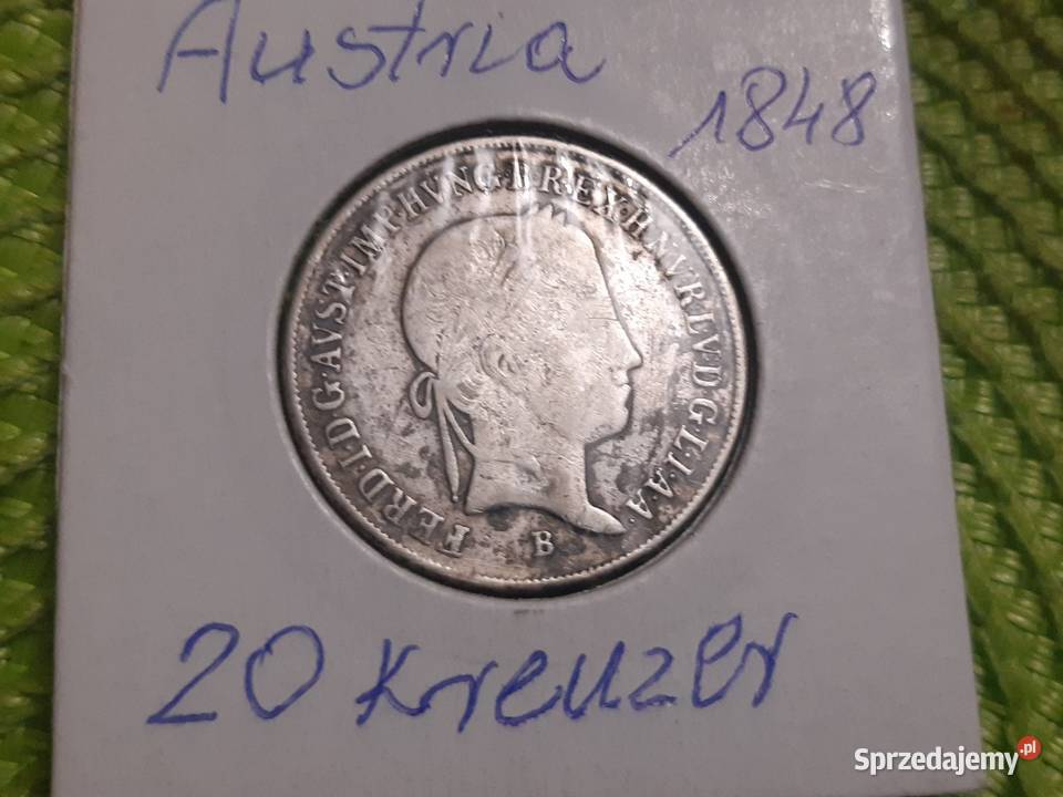 moneta srebrna Austrii z 1848r Łomża