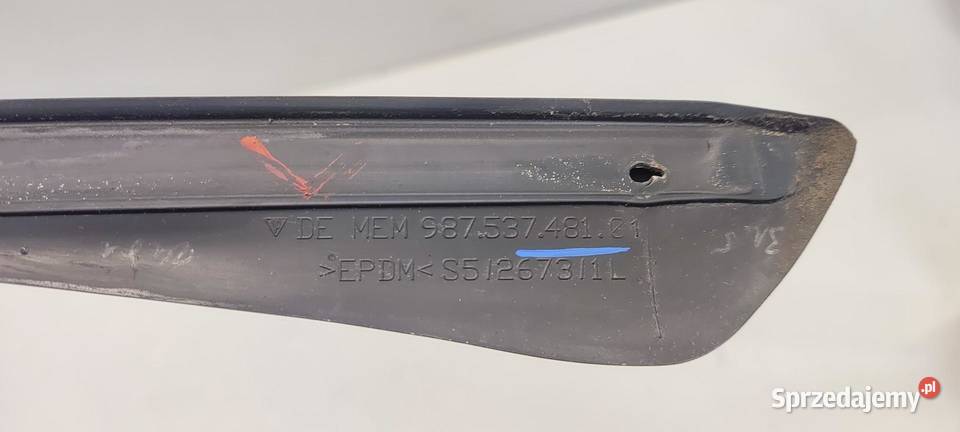 PORSCHE CAYMAN S 987 USZCZELKA DACHOWA LEWA Uszczelki Części samochodowe