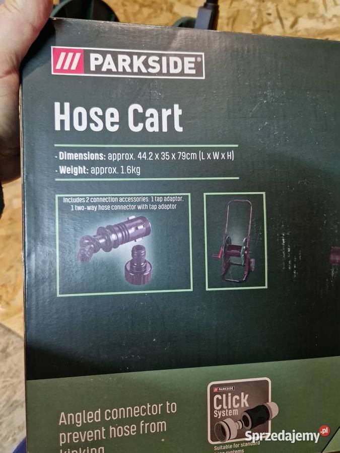 Wózek z bębnem na wąż ogrodowy 12 Parkside Głogowa