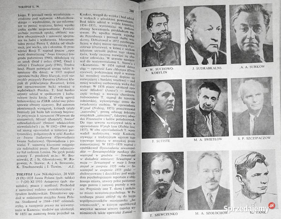 Mały słownik pisarzy narodów europejskich ZSRR Chełm sprzedam