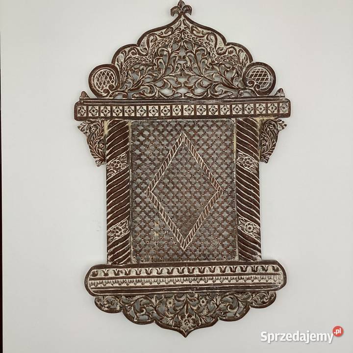 Dwie drewniane dekoracje ścienne ażurowe Warszawa