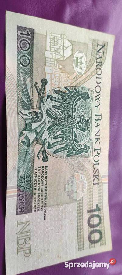Banknot kolekcjonerski 100 1994 seria Numizmatyka Pruszków