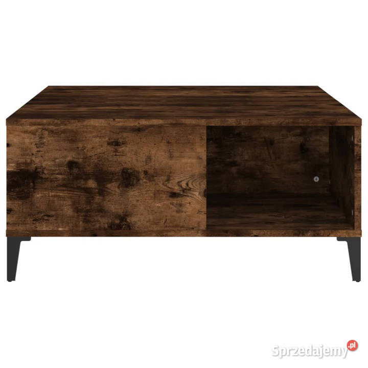Stolik kawowy przydymiony dąb 80x80x365 WM821105 Warszawa