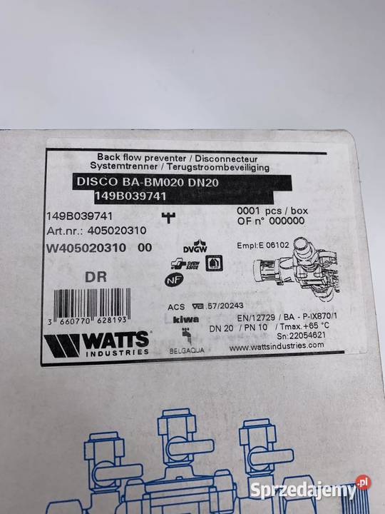 Watts 149B039741 Hydraulic disconector Warszawa