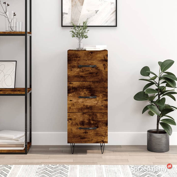 Szafka przydymiony dąb 345x34x90 materiał Warszawa sprzedam