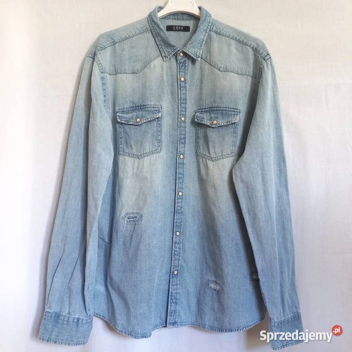 Koszula męska Jeans r L40 Slim Fit NOWA