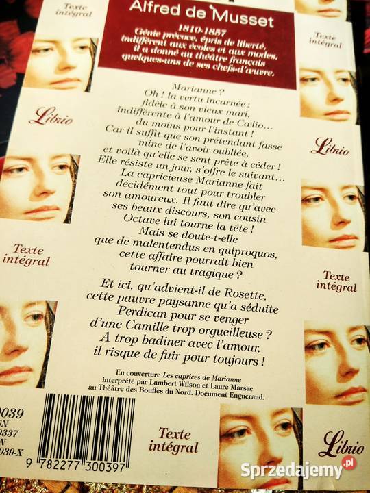 Musset Les caprices de Marianne książki Warszawa