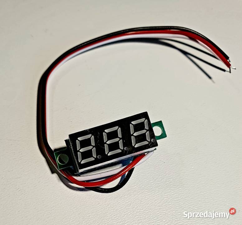 Woltomierz cyfrowy czerwony LED 028 DC 0100V kujawsko-pomorskie